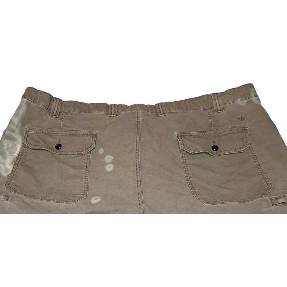 Dockers Mens Green Khaki Pants Custom Bleach 50x30 - Picture 3 of 7